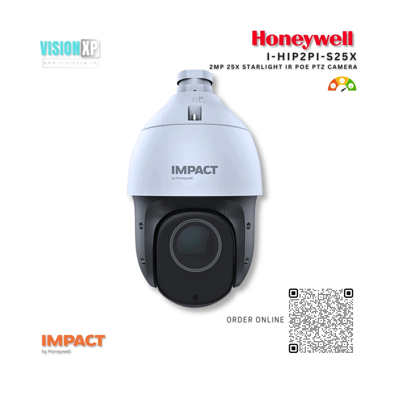 Honeywell I-HIP2PI-S25X 2MP 25× Starlight IR PTZ Camera Honeywell I-HIP2PI-S25X 2MP 25× Starlight IR PTZ Camera